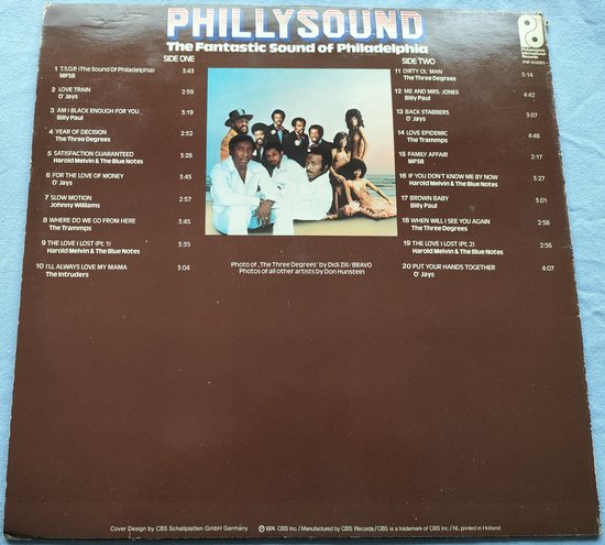 Various – Phillysound - The Fantastic Sound Of Philadelphia (1975) LP