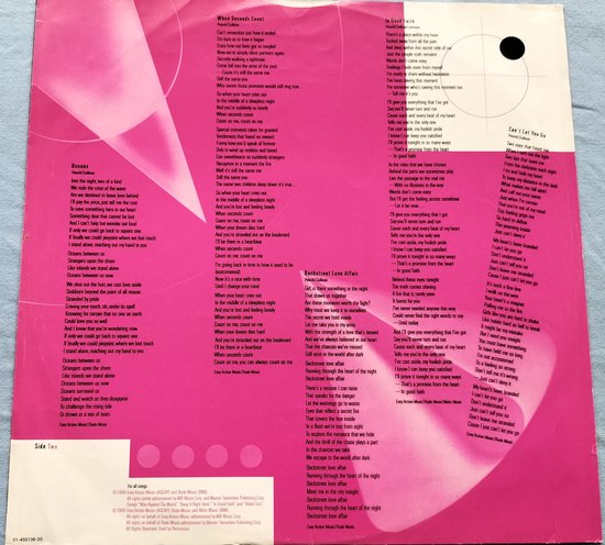 Survivor - When Seconds Count (1986) LP