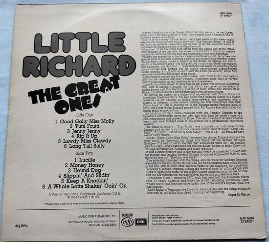 Little Richard – The Great Ones (1971) LP