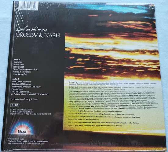 David Crosby / Graham Nash – Wind On The Water (2016) LP