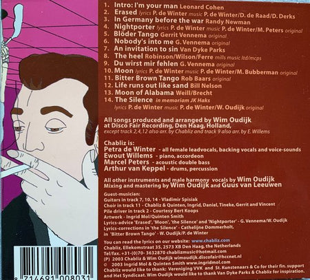 Chabliz – Nightporter CD  ( Jazz-Pop )
