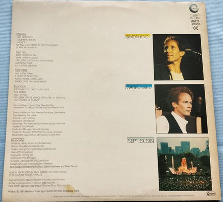 Simon and Garfunkel - The Concert in Central Park (1982) 2XLP = als nieuw