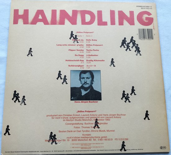 Haindling - Stilles Potpourri (1984) LP=als nieuw