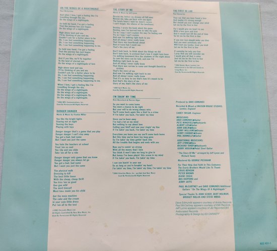 The Everly Brothers - EB 84 (1984) LP