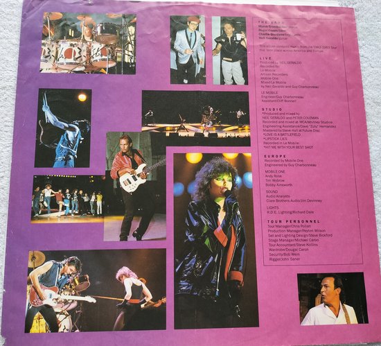 Pat Benatar - Live from Earth (1983) LP = als nieuw