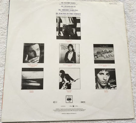 Bruce Springsteen ‎– Glory Days (1985) 12", 45 RPM, Poster Sleeve LP = als nieuw