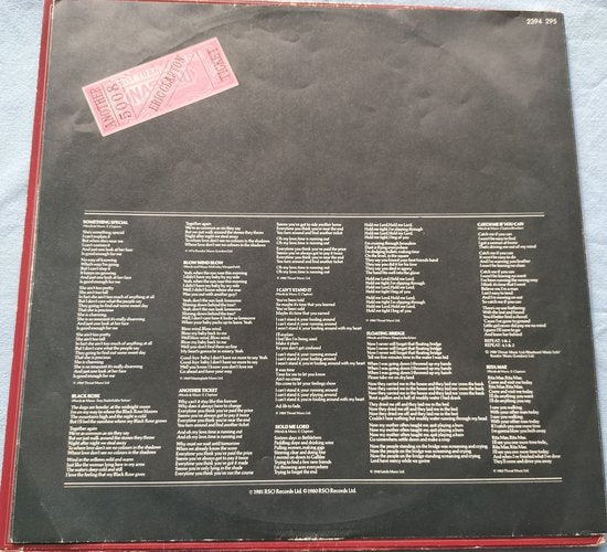 Eric Clapton - Another Ticket (1981) LP