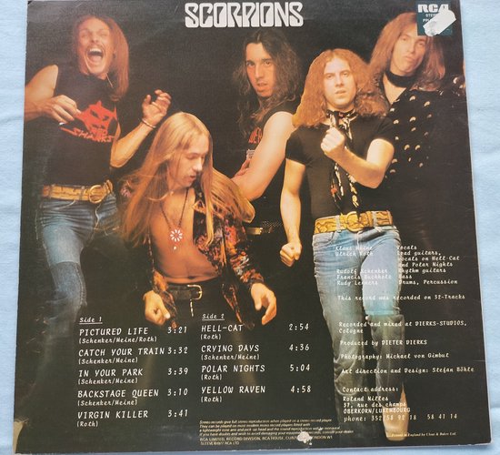 Scorpions - Virgin Killer (1976) LP = in Nieuwstaat