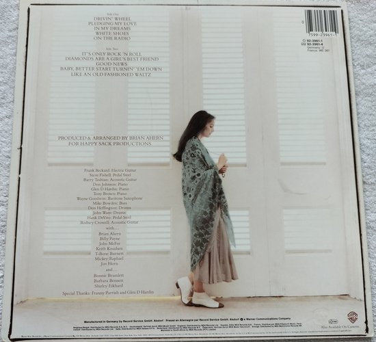 Emmylou Harris - White Shoes (1983) LP= als nieuw