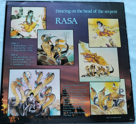 Rasa – Dancing On The Head Of The Serpent (1982) LP= als nieuw