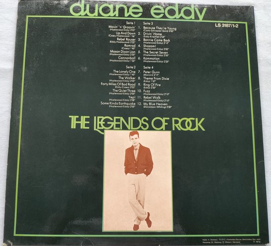 Duane Eddy – The Legends Of Rock (1973 2XLP