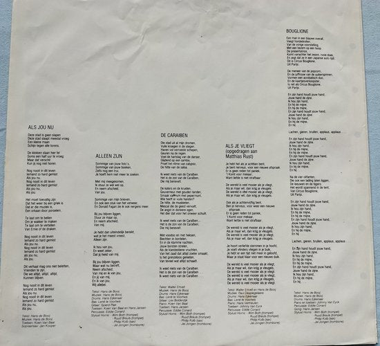 Hans de Booij - Ça Va Bien? (1987) LP