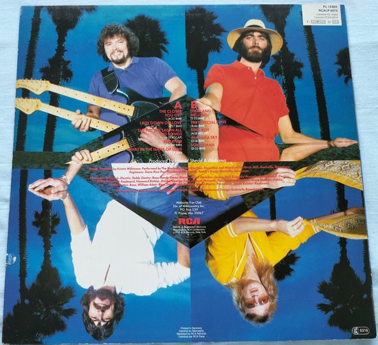 Alabama – The Closer You Get...(1983) LP= als nieuw