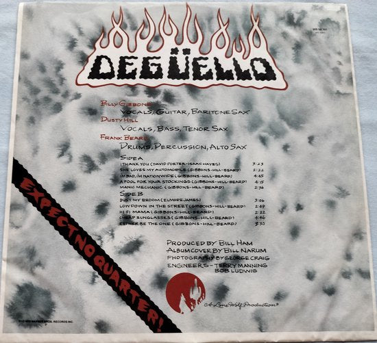 ZZ Top - Degüello (1979) LP