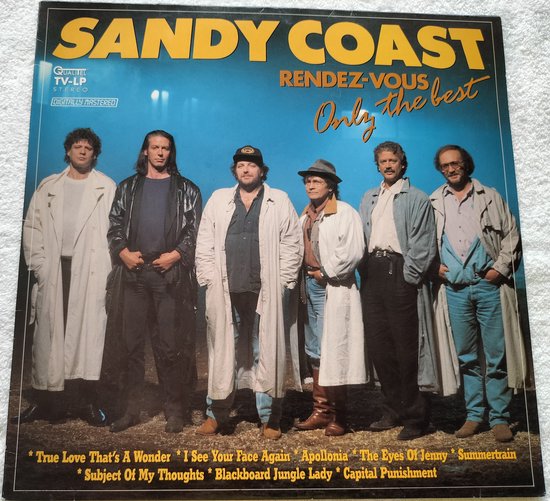 Sandy Coast ‎– Rendez-Vous (1988) LP is in Nieuwstaat