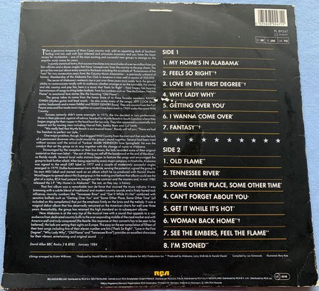 Alabama ‎– Alabama 1984 LP is in Nieuwstaat Hoes zie Foto's