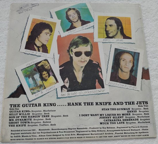 Hank The Knife And The Jets – The Guitar King (1975) LP