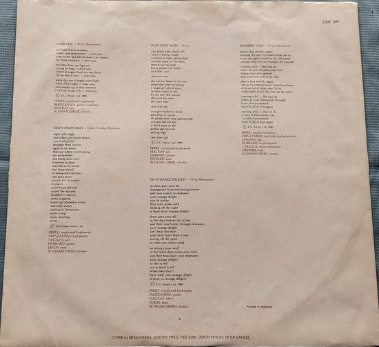 Roxy Music - Flesh + Blood (1980) LP