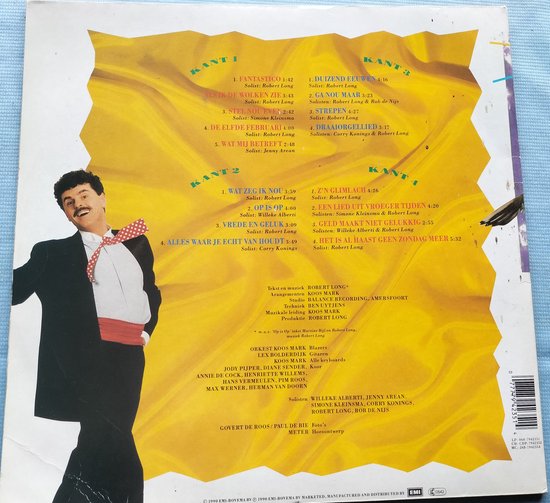 Robert Long – Het Onherroepelijke Fantastico Album LP (collect item)