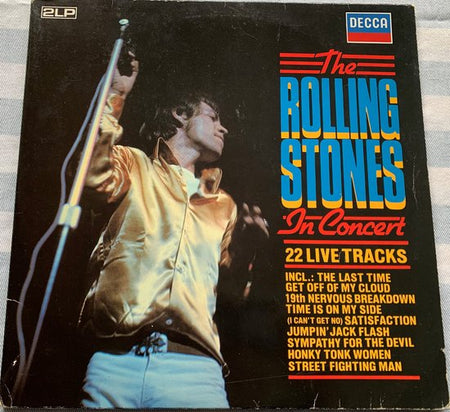 THE ROLLING STONES IN CONCERT 2XLP's  zijn in Nieuwstaat, hoes zie foto's