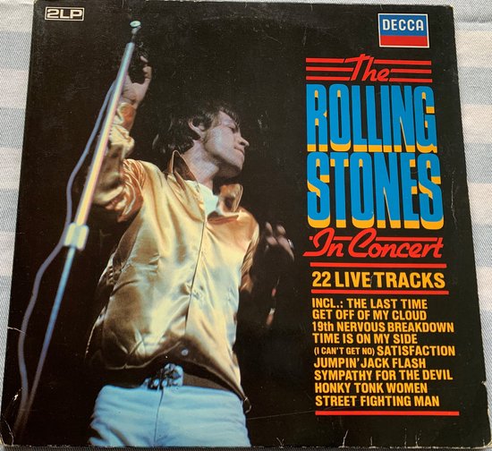 THE ROLLING STONES IN CONCERT 2XLP's  zijn in Nieuwstaat, hoes zie foto's