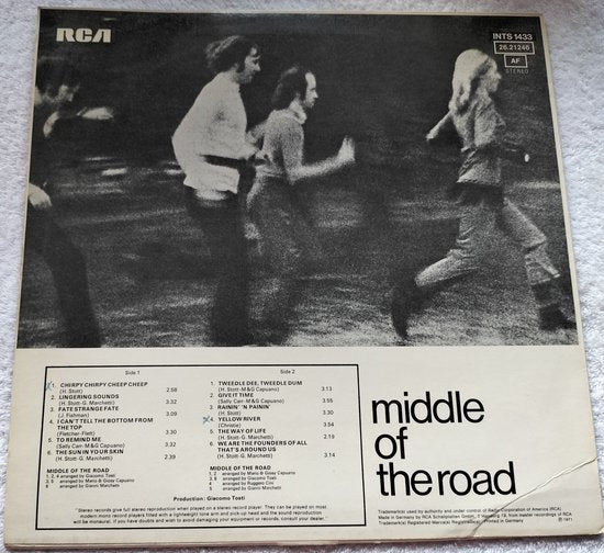 Middle of the Road - Middle of the Road (1971) LP