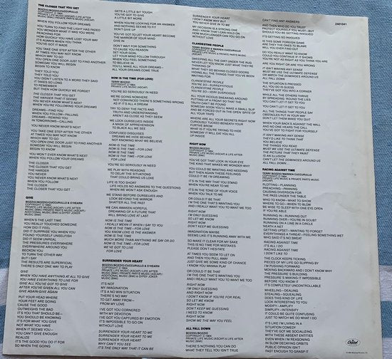 Missing Persons ‎– Rhyme & Reason LP 1984 Nieuwstaat