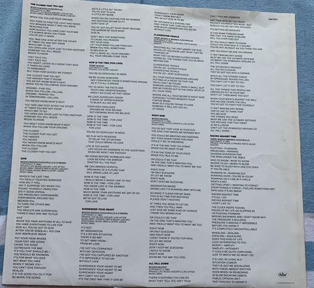 Missing Persons ‎– Rhyme & Reason LP 1984 Nieuwstaat
