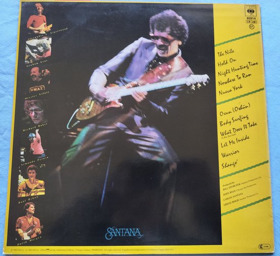 Santana ‎– Shango ( 1982) LP = als nieuw