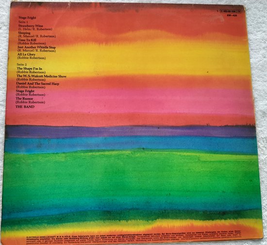 The Band – Stage Fright LP = als nieuw