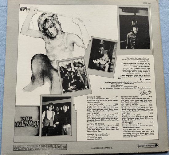 Rod Stewart ‎– Gasoline Alley (1977) LP = als nieuw