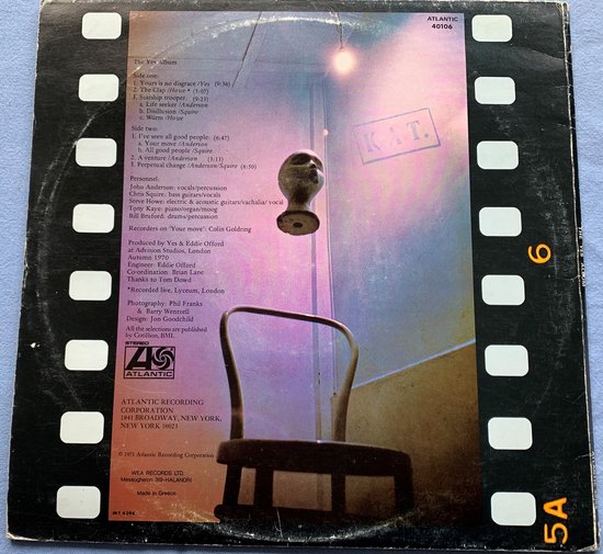 Yes – The Yes Album 1971