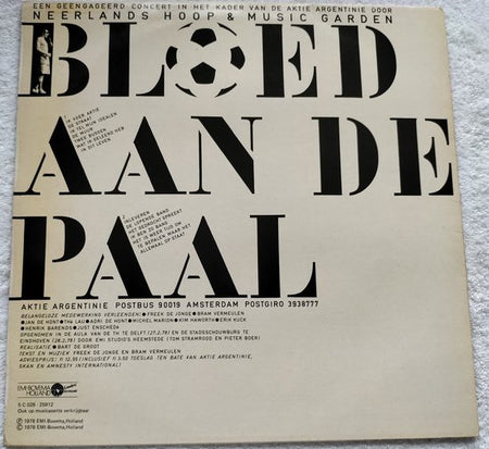 Neerlands Hoop in Bange Dagen - Bloed aan de Paal (1978) LP=als nieuw