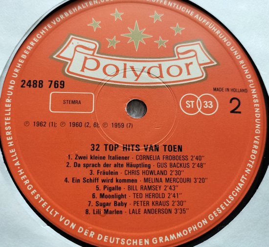 32 Top Hits Van Toen