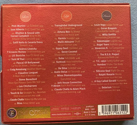 Claude Challe – The Best Of 2005 CDBOX