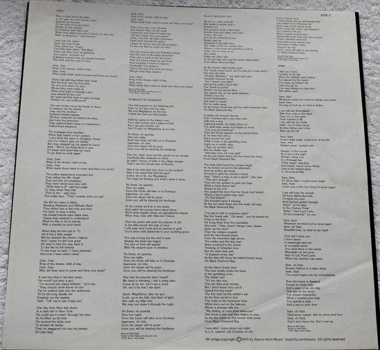 Bob Dylan - Desire (1976) LP= als nieuw