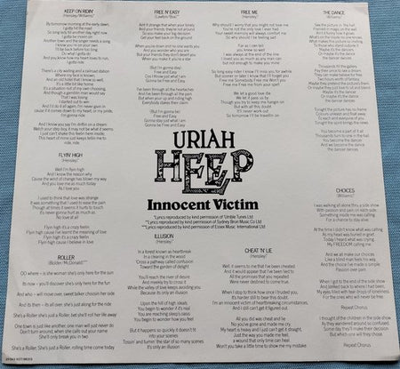 Uriah Heep - Innocent Victim (1977) LP = als nieuw