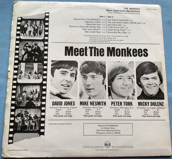 The Monkees - The Monkees (1966) LP