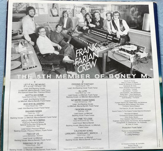 Boney M. - Oceans of Fantasy (1979) LP = als nieuw