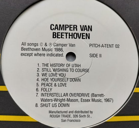 Camper Van Beethoven (1986) LP