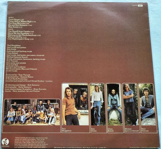 Omaha Sheriff ‎– Come Hell Or Waters High (1977) LP = als nieuw