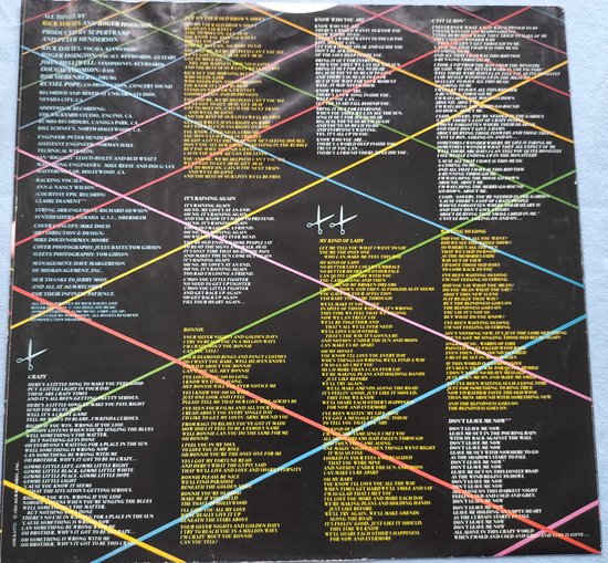 Supertramp - "...Famous Last Words..." (1982) LP = als nieuw