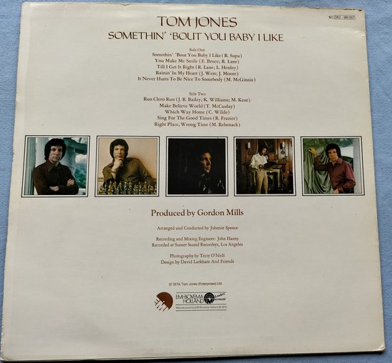 Tom Jones - Somethin' 'Bout You Baby I Like (1974) LP