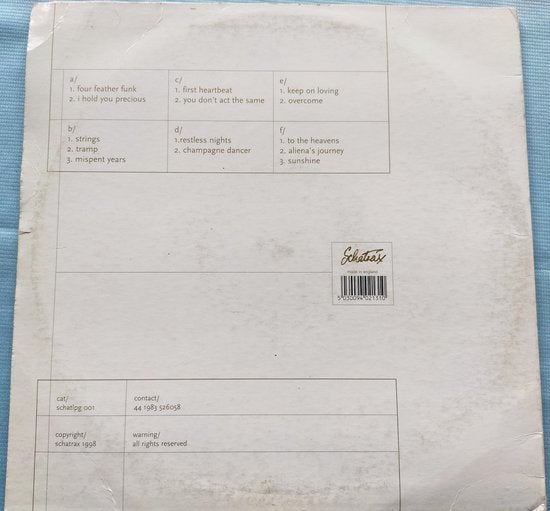 Schatrax ‎– Stamp Collecting (1998) 3XLP