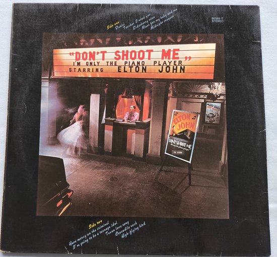 Elton John - Don't Shoot Me, I'm Only the Piano Player (1972) LP = in Nieuwstaat