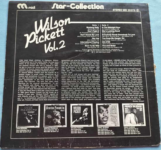 Wilson Pickett – Star-Collection Vol. 2 ( 1974) LP