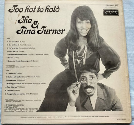 Ike & Tina Turner – Too Hot To Hold (1974) LP