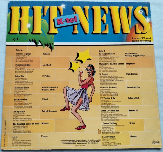 Hit-News (1983) LP = in Nieuwstaat