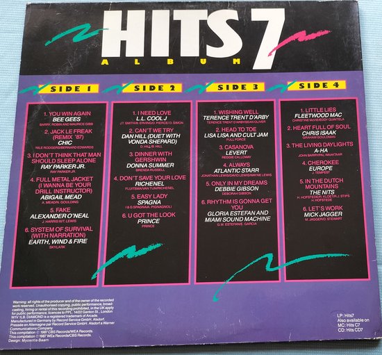 Hits Album 7 (1987) 2XLP