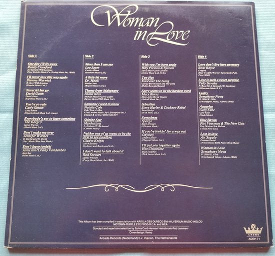 Woman In Love 2XLP
